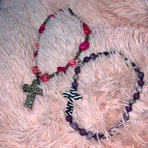 Handmade cross necklaces